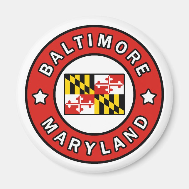 Baltimore Maryland Magnet (Front)