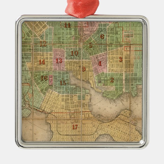Baltimore, Maryland Metal Ornament (Front)