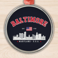 Baltimore Maryland Modern Skyline city