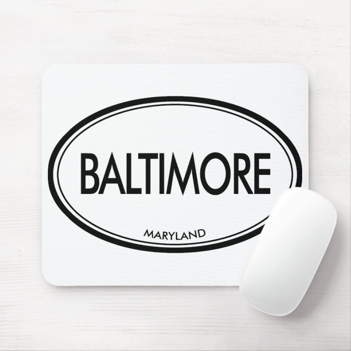 Baltimore, Maryland Mouse Pad