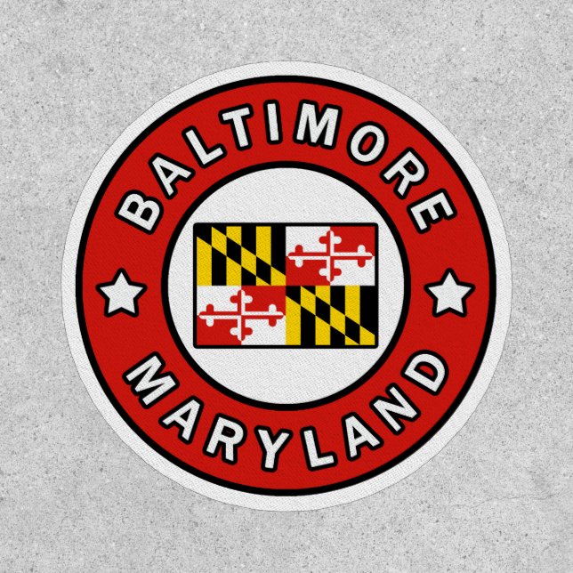 Baltimore Maryland Patch (Front)