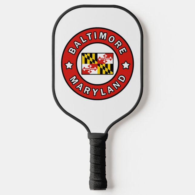 Baltimore Maryland Pickleball Paddle (Front)