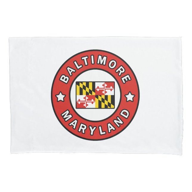 Baltimore Maryland Pillow Case (Front)