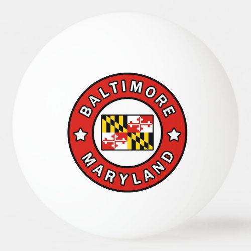 Baltimore Maryland Ping_Pong Ball