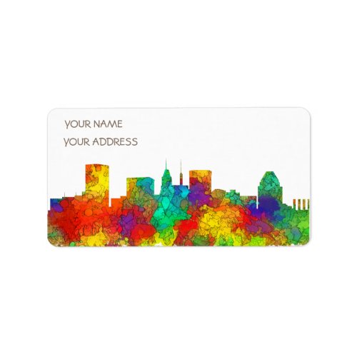 BALTIMORE MARYLAND SG _ LABEL