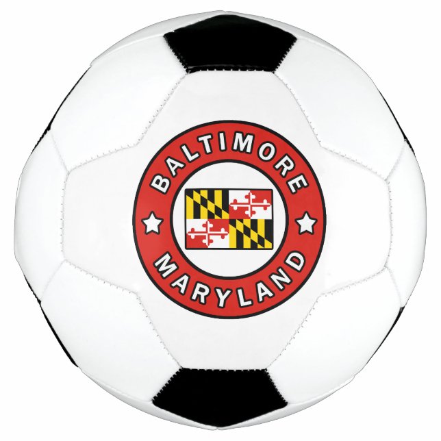 Baltimore Maryland Soccer Ball (Front)