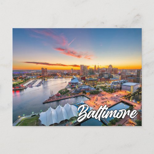 Baltimore Maryland United States Postcard