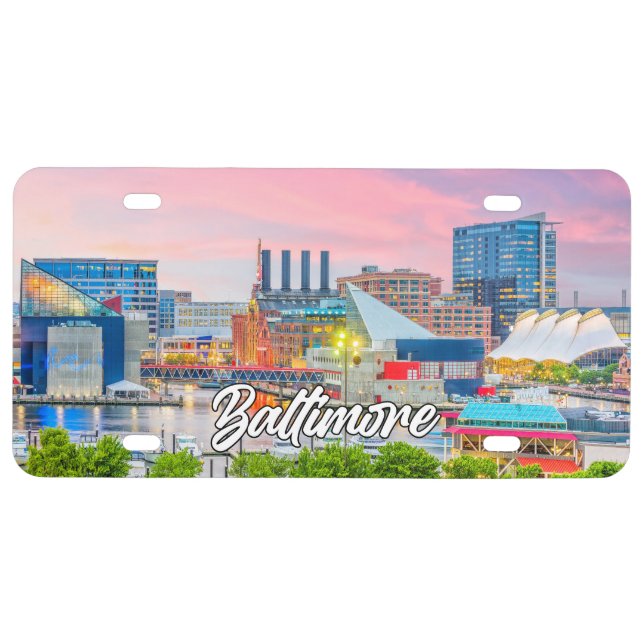 Baltimore, Maryland, USA License Plate (Front)