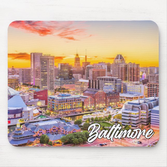 Baltimore, Maryland, USA Mouse Pad (Front)