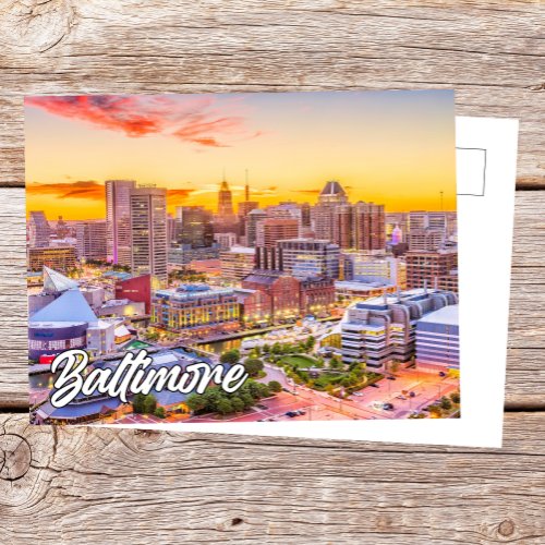 Baltimore Maryland USA Postcard