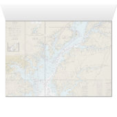 Baltimore MD Chesapeake Nautical Navigation Chart Cards (Inside Horizontal (Bottom))
