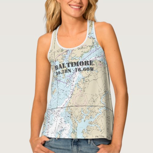 Baltimore MD Home Port Nautical Tank Top