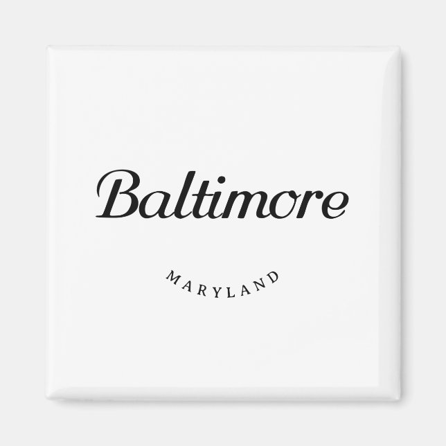 Baltimore MD Magnet (Front)