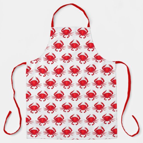 Baltimore MD Maryland Chesapeake Bay Red Crab Apron