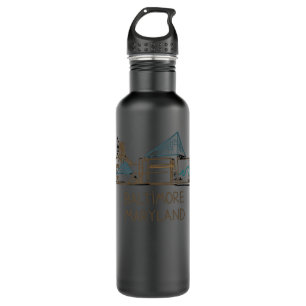 Baltimore National Aquarium Maryland  T tee Stainless Steel Water Bottle