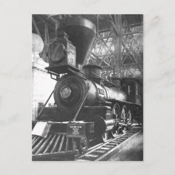 Baltimore & Ohio Railroad Steam Locomotive Postcard by fotoshoppe at Zazzle