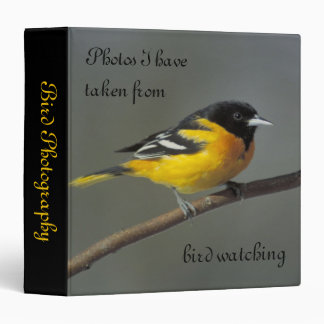baltimore oriole bird watching photo avery binder