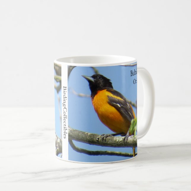 Baltimore Oriole Coffee Mug by BirdingCollectibles (Front Right)