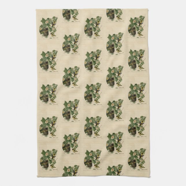 Baltimore Oriole - from Audubon's Birds of America Kitchen Towel (Vertical)
