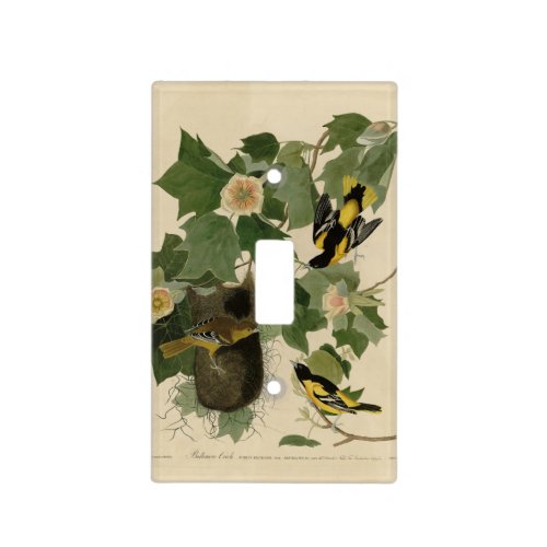 Baltimore Oriole _ from Audubons Birds of America Light Switch Cover