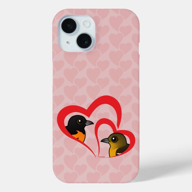Baltimore Oriole Love Case-Mate iPhone Case (Back)