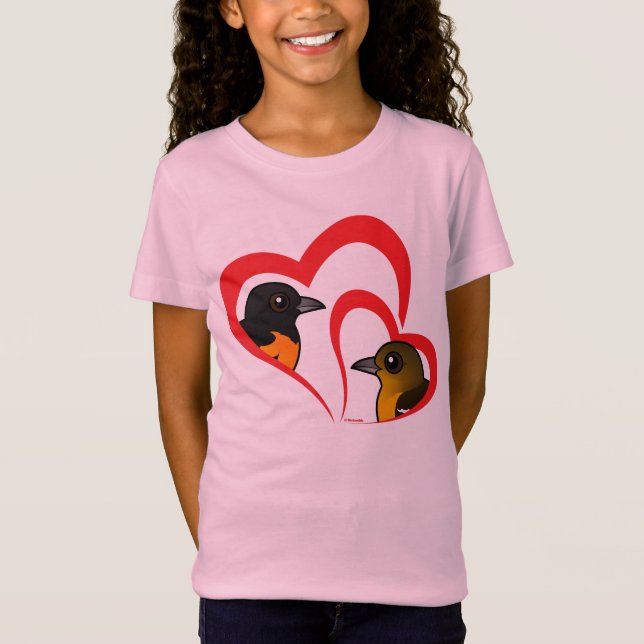 Baltimore Oriole Love T-Shirt (Front)