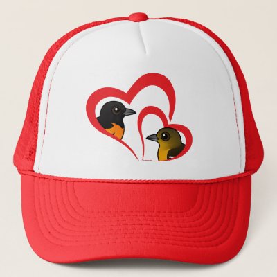 Baltimore Oriole Love Trucker Hat