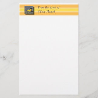 Baltimore Oriole Stationary - From the Desk of ... Stationery