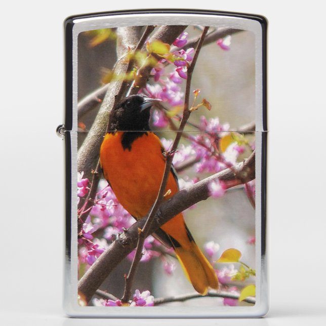 Baltimore Oriole Zippo Lighter (Front)