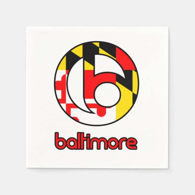 Baltimore Paper Napkins (Front)