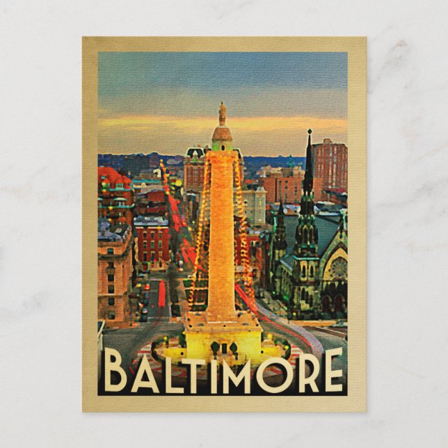 Baltimore Postcard (Front)