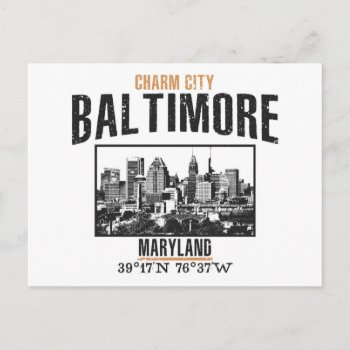 Baltimore Postcard by KDRTRAVEL at Zazzle
