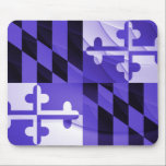 Baltimore Purple Maryland State Flag Mouse Pad<br><div class="desc">Baltimore football Maryland state flag mouse pad</div>