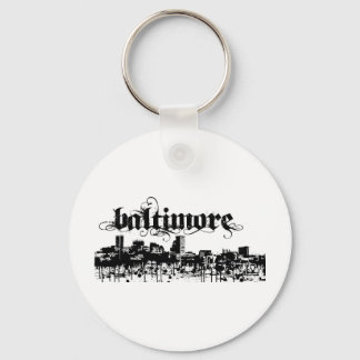 Baltimore put on for your city keychain