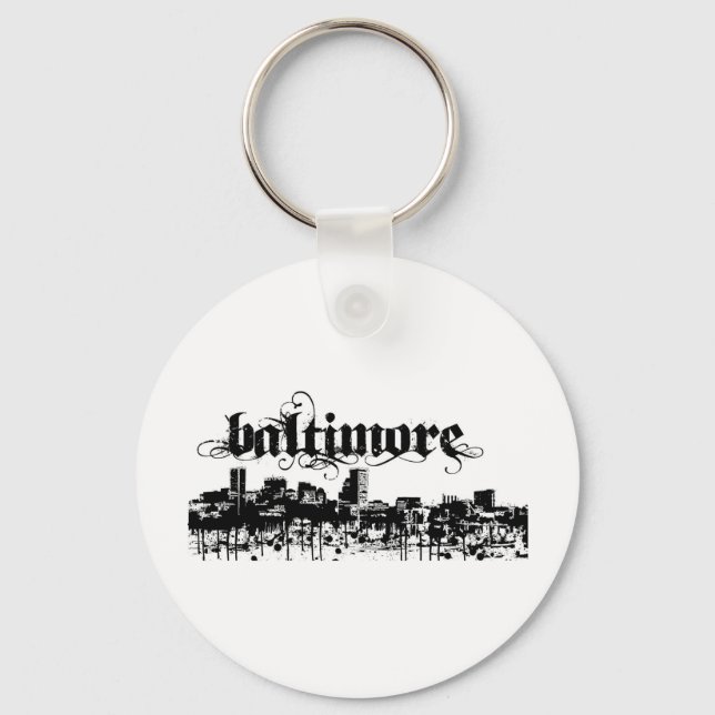 Baltimore put on for your city keychain (Front)