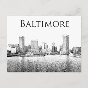 Baltimore: Scene of the Inner Harbor Postcard