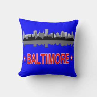 Baltimore Sky Line Throw Pillow