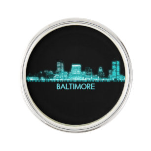Baltimore Skyline Lapel Pin