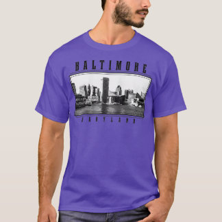 Baltimore Skyline Maryland Pride Vintage Baltimore T-Shirt