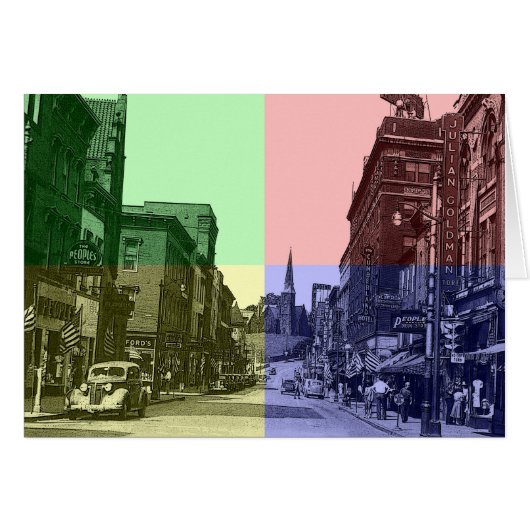 Baltimore St., Cumberland, MD Cards (Front Horizontal)