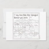 Baltimore Summer Coloring Postcard with Envelope (Front)