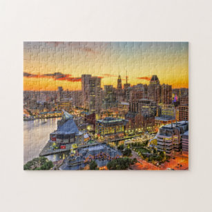 Discover City of Baltimore Jigsaw Puzzle