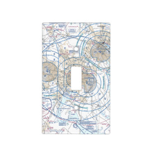 Baltimore-Washington Flyway Chart Light Switch Cover
