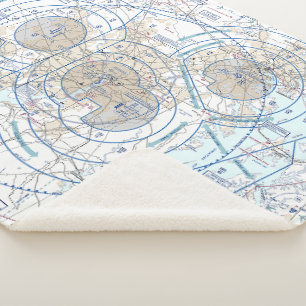 Baltimore Washington Flyway Chart Sherpa Blanket