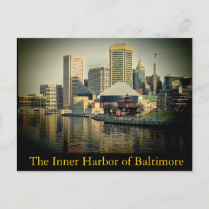 Baltimore's Inner Harbor Postcard
