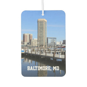 Baltimore's Inner Harbor World Trade Center Photo Air Freshener