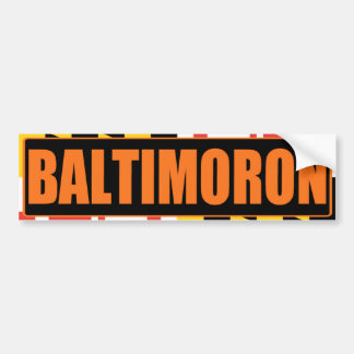 "Baltimoron" Bumper Sticker