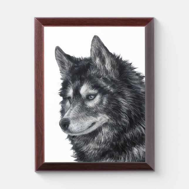 Balto Dog Award Plaque (Vertical)