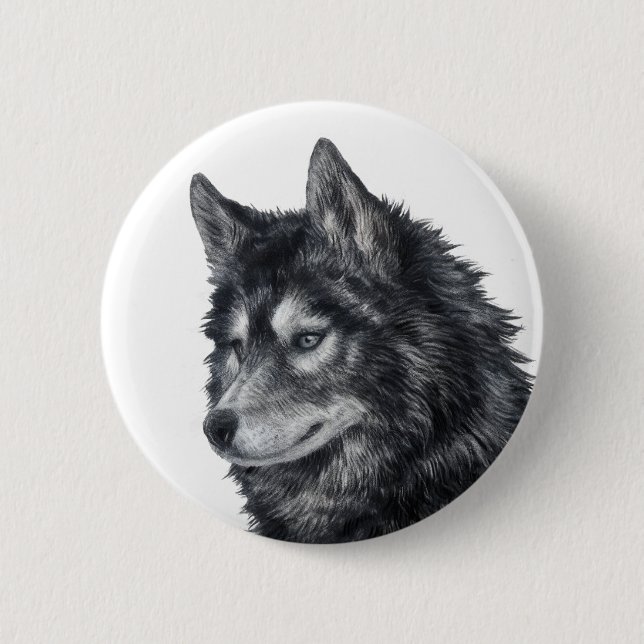 Balto Dog Button (Front)