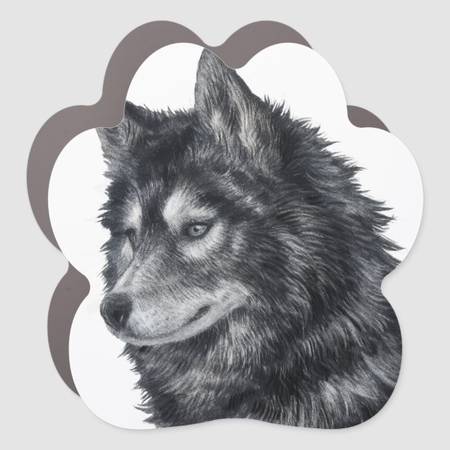 Balto Dog Car Magnet (Front)